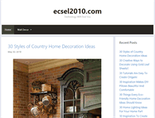 Tablet Screenshot of ecsel2010.com
